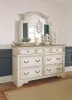 Ashley Furniture B743/31/36/78/76/95 Ashley Furniture B743/31/36/78/76/95 Realyn - 5 Pc. - Dresser, Mirror, California King Upholstered Sleigh Bed - Two-tone