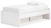 Ashley Furniture EB9630B6 Ashley Furniture EB9630B6 Onita - Twin Platform Bed With 1 Side Storage - White