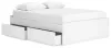 Ashley Furniture EB9630B14 Ashley Furniture EB9630B14 Onita - Queen Platform Bed With 2 Side Storage - White