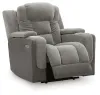 Ashley Furniture PC8350513 Ashley Furniture PC8350513 Mixed Motion - Power Recliner With Adjustable Headrest - Shadow