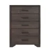 Samuel Lawrence Furniture S462-440 Granite Falls - 5-Drawer Kids Chest - Espresso Brown