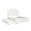 Samuel Lawrence Furniture S920-YBR-K11 Savannah - Full Poster Bed with Trundle - White Finish - White
