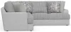 Jackson Furniture Industries 3480/62/42-18 Jackson Furniture Industries 3480/62/42-18 Titan - 2 Piece Sectional With Comfort Coil Seating And 8 Accent Pillows Included - Moonstruck