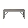 Liberty Furniture 131-C9001B Newport - Dining Bench - Smokey Gray / Carbon Gray
