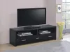 CoasterEssence 700645 Alton - 3-Drawer Engineered Wood TV Stand - Black Oak