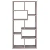 CoasterEveryday 801137 Theo - 7-Shelf Bookshelf - Gray Driftwood