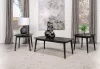 Coaster Fine Furniture 708490 Radley - 3 Piece Rectangular Coffee Table Set - Black