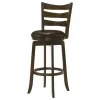 Coaster Fine Furniture 181369 Murphy - Wood Pub Height Swivel Bar Chair - Dark Brown