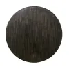Furniture of America CM3840RT-TABLE Nerissa - Round Table - Antique Black / Beige