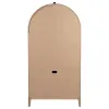 Coaster Fine Furniture 109386 Kailani - 4-Door Cane Dining Vitrine Display Cabinet - Beige Oak