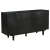 Coaster Fine Furniture 108545BLK Middleton - 4-Door Sideboard Server With Dual Drawers - Black