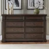 Liberty Furniture 765-BR31 Provence Park - 8 Drawer Dresser - Chateau Brown