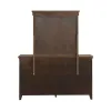 Liberty Furniture 930-BR-DM Carolina Park - Dresser & Mirror - Amber Brown