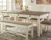 Ashley Furniture D647-25 Bolanburg - Rectangular Dining Room Table - Beige