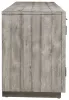 Ashley Furniture W996-78 Naydell - XL TV Stand w/Fireplace Option - Gray
