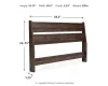 Ashley Furniture EB3660-156 Calverson - Full Panel Headboard - Mocha