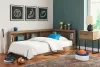Ashley Furniture EB1866B4 Deanlow - Twin Bookcase Storage Bed - Honey