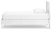 Ashley Furniture EB1810B1 Hallityn - Twin Panel Platform Bed - White