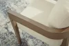 Ashley Furniture P671-601A Serene Bay - Arm Chair With Cushion (Set of 2) - Dark Brown / White