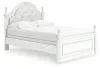 Ashley Furniture PCB1819B6 Kozlani - Full Upholstered Panel Bed - White