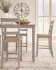 Ashley Furniture PCD403-223 Harperfeld - Dining Room Counter Table Set (Set of 5) - Natural / Gray
