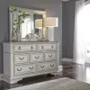 Liberty Furniture 520-BR51 Abbey Park - Mirror - Antique White