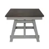 Liberty Furniture 131-CD-TRS Newport - Trestle Table - Smokey Gray / Carbon Gray