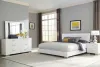 CoasterEssence 203500KE-S4 Felicity - 4 Piece King Bedroom Set - White High Gloss
