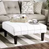 Furniture of America SM8564-OT Dorset - Ottoman - Ivory