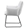 Coaster Fine Furniture 108492 Ackland - Upholstered Dining Side Chair (Set of 2) - Light Gray