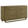 Coaster Fine Furniture 224273 Amsbury - 6-Drawer Dresser Cabinet - Nutmeg