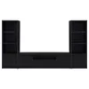 Coaster Fine Furniture 706223-SET Winfield - 3 Piece Entertainment Center TV Stand - Black