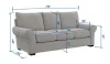 Jackson Furniture Industries 215204-1866/28-2638/45 Alden - Queen Sleeper - Stone