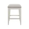 Liberty Furniture 465-OT9001 Berkley Square - Upholstered Console Stool - Linen & Khaki