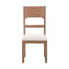 Liberty Furniture 105-C9101S Harmony - Panel Back Side Chair - Brownstone