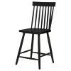 Coaster Fine Furniture 122509BLK Andrews - Windsor Counter Height Dining Side Chair (Set of 2) - Black