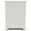 Riverside Furniture 79465 Glenndale - Five Drawer Chest - Aged White / Wheat