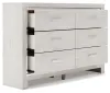 Ashley Furniture B2640-31 Altyra - Six Drawer Dresser - White