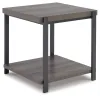 Ashley Furniture T393-13 Wilmaden - Occasional Table Set (Set of 3) - Gray / Black