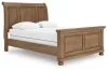 Ashley Furniture PCB779B14 Ashley Furniture PCB779B14 Feddinger - Queen Sleigh Bed - Medium Brown