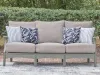 Ashley Furniture PCP803-838 Cove Beach - Sofa With Cushion - Gray