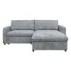 New Classic 27-U1812G-2NP Finn - 2 Piece Sectional (LAF Sofa/Chaise) - Gray