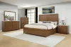 New Classic B463-040 Devonshire - Nightstand With Marble Top And USB Port - Cognac