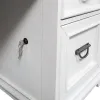 Liberty Furniture 417-HOJ-CS Allyson Park - Credenza - Wirebrushed White / Charcoal