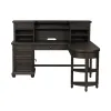 Liberty Furniture 879-HO-LSD Harvest Home - L Shaped Desk Set With Hutch - Chalkboard
