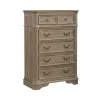 Liberty Furniture 244N-BR41 Liberty Furniture 244N-BR41 Magnolia Manor - 5 Drawer Chest - Weathered Bisque