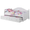 CoasterElevations 300053 Julie Ann - Wood Twin Daybed With Trundle - White