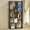 CoasterEveryday 800264 Theo - 7-Shelf Bookshelf - Cappuccino