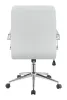 CoasterEssence 801767 Ximena - Upholstered Adjustable Mid Back Office Chair - White