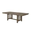 New Classic 40-3412-T Harrisburg - Dining Table Top & Base - Brown